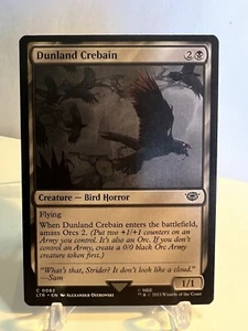 NM Dunland Crebain, MTG, The Lord of the Rings, Magic the Gathering, 82 - Picture 1 of 2