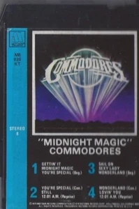THE COMMODORES Midnight Magic 8 track tape EXCELLENT MOTOWN SOUL - Foto 1 di 1