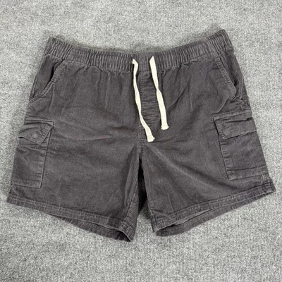 Pantalones Cortos No Boundaries Hombres XL Gris Pana Carga Patinador Y2K De Colección Sueltos Surf Playa Foto 1 de 4