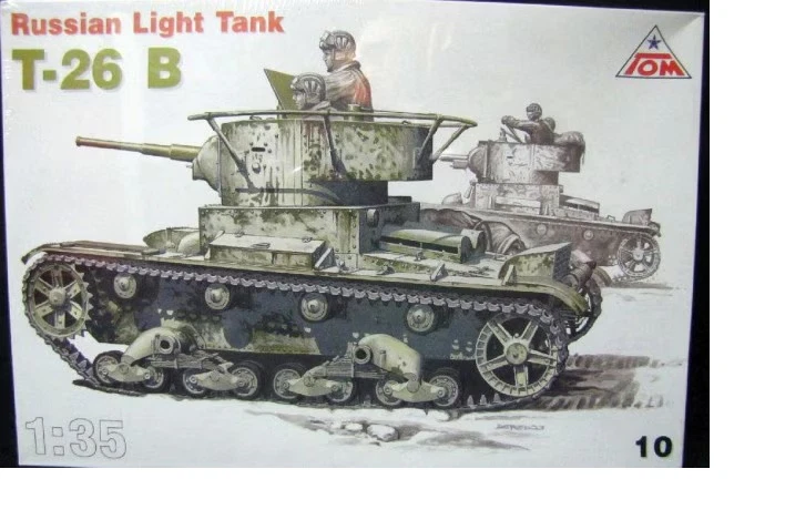 Carro armato leggero russo T-26 B TOM Modellbau | N. 10 | 1:35 - Immagine 1 di 1