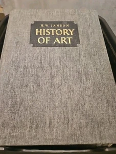 HISTORY OF ART by H W Janson survey of major visual arts 1964 coffee table book - Foto 1 di 12
