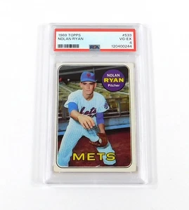 1969 Topps Baseball Nolan Ryan #533 Mets PSA 4 DF036561 - Picture 1 of 6