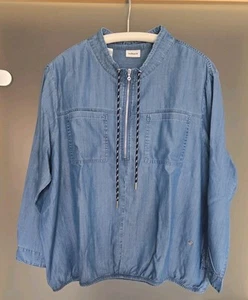Walbusch Jeansbluse Gr.50 neu ohne Etikett - Bild 1 von 9