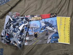 LEGO Marvel: The Avengers Quinjet City Chase (76032) NO BOX, MISSING MINFIGS
