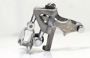 Campagnolo Record with cable stop - vintage front derailleur with clamp 1960's - Foto 1 di 11