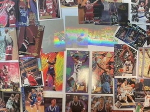 Early 1990's NBA Insert lot (45) cards Upper Deck/Fleer Ultra/Topps/Hoops - Picture 1 of 8