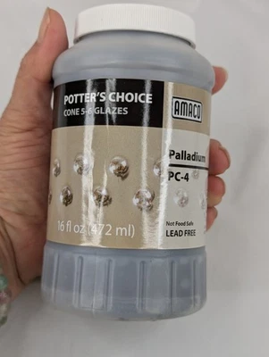 AMACO Potters Choice, Cono 5-6 Esmalte PALADIO PC-4 0625214 NO APTO PARA ALIMENTOS Foto 1 de 4