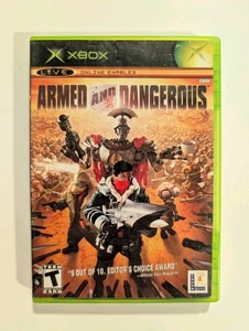 Armed and Dangerous (Microsoft Xbox, 2003) CIB Completo en Caja con Manual Probado - Imagen 1 de 7