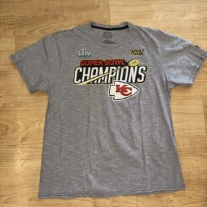 Kansas City Chiefs Shirt Herren Large grau Football NFL Logo Kurzarm Fanatics - Bild 1 von 5