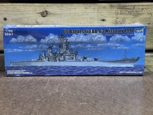 1/700 TRUMPETER US BATTLESHIP BB-63 MISSOURI 1991 #05705 NEW SEALED MODEL KIT - Picture 1 of 10