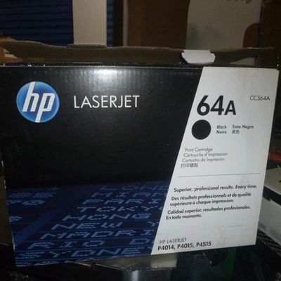 GENUINE HP CC364A (64A) TONER CARTRIDGE OPEN BOX SEALED BAG - Image 1 of 2
