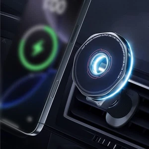 Support de charge sans fil pour voitures avec puissance 15W et fonctionnalit??s - Photo 1 sur 8