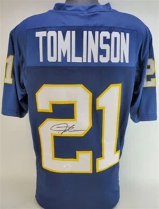 LaDainian Tomlinson Signed San Diego Chargers Jersey (JSA COA) 5xPro Bowl R B - Picture 1 of 7