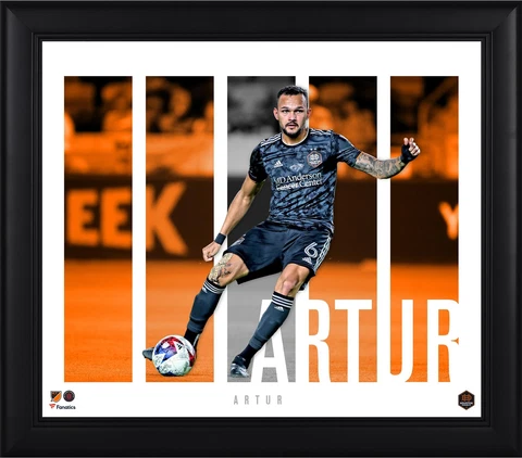 Artur Houston Dynamo Framed 15'' x 17'' Player Panel Collage Cover