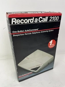 Sistema de contestador automático Record A Call 2120 nuevo stock antiguo - Imagen 1 de 8