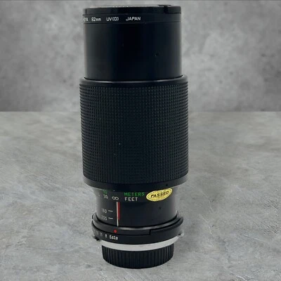 Vivitar 75-205mm 1:3.8 MC Macro Focusing Zoom 62mm Camera Lens SLR with Caps - Image 1 of 4