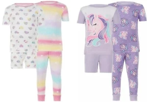 Kirkland Signature Kids' 4-PC Cotton PJ Set - Unicorn, Heart - Multi - 7864157 - Picture 1 of 17