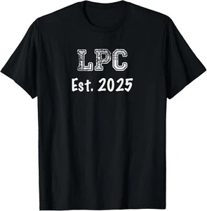 Licensed Professional Counselor Gift - LPC Established 2025 T-Shirt - Picture 1 of 4