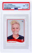 2011 Panini Women's World Cup Stickers #192 Megan Rapinoe PSA 8