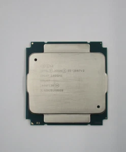Intel Xeon E5-2697V3 2.6Ghz 14 Core 35MB Cache LGA 2011 CPU P/N: SR1XF Tested - Picture 1 of 2