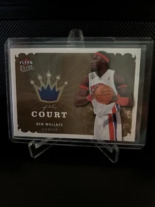 2006-07 Fleer Ultra Kings of the Court Ben Wallace #KK-BW Jersey Card Pistons - Picture 1 of 1