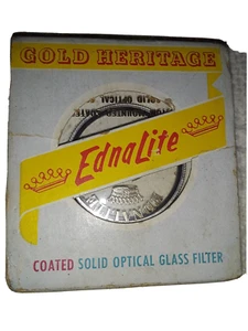 New Vintage Endalite Coated Solid Optical Glass Filter w Box OEM, EC - Picture 1 of 6