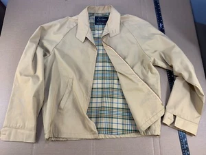 Vintage Sportswear Car Motorcycle Club Clicker Coat Jacket Plaid Lined 50s Dean - Picture 1 of 7