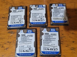 HARD DISK HDD 2,5" SATA NOTEBOOK 5400RPM 160GB PS3 XBOX MARCHI VARI - Foto 1 di 1