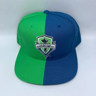 Seattle Sounders FC MLS Mitchell & Ness Sombrero Gorra Snapback Para Hombre Foto 1 de 4