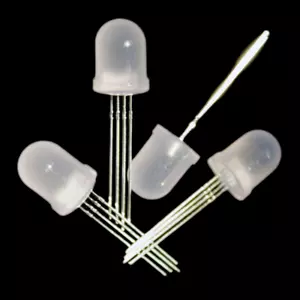 50x 10mm RGB LED; ánodo común transparente superbrillante TLC5940 diodo emisor de luz EE. UU. - Imagen 1 de 2
