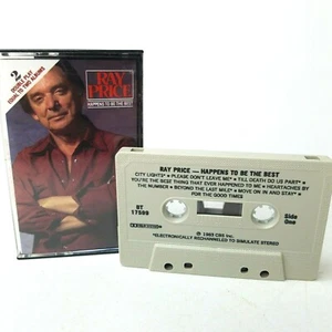 Ray Price Happens to Be the Best (Cassette 1983 CBS Records) - Picture 1 of 3