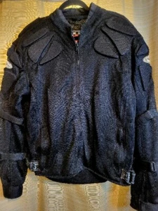 FIRST RACING MENS MOTORCYCLE ARMOR MESH BLACK SIZE XL PADDED  - Bild 1 von 10