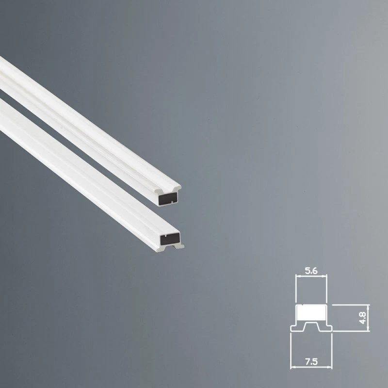 RICAMBI & BOX DOCCIA Guarnizione Magnetica Box Doccia in Gomma EC-MAG-593 | KIT 2 PEZ - Colore Grigio