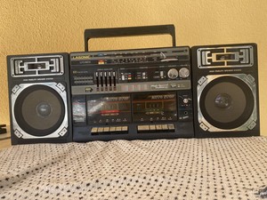 Vintage Boombox Lasonic LPC-850 RADIORECORDER CASSETTE PLAYER ***SEE VIDEO****