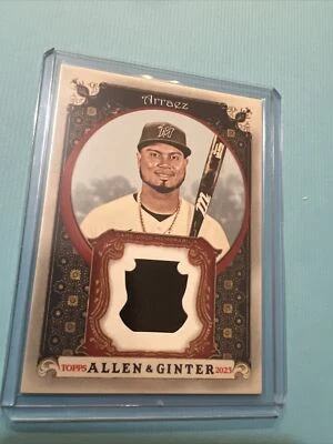 2023 Topps Allen and Ginter Relic Luis Arraez Miami Marlins - Image 1 of 2