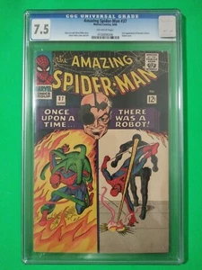 AMAZING SPIDER-MAN # 37 JUNI 1966 1st Norman Osborn CGC 7.5 Marvel Comics Key - Bild 1 von 2