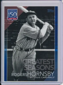 2019 Topps 150 Years Greatest Players Rodgers Hornsby BLUE Parallel  - Picture 1 of 1