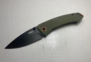 CRKT 2520 Burnley Tuna Frame Lock Green G-10 EDC Folding Pocket Knife - Picture 1 of 8