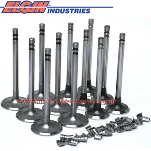 New Intake & Exhaust Valve Set Fits Some 1985-1995 Chevy 262 4.3L V6 Engines - Picture 1 of 3