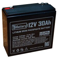12V 30AH LiFePO4 lithium iron phosphate deep cycle battery Low-TEMP. cut-off BMS