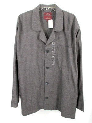 NUEVO CON ETIQUETAS NORDSTROM Camisa de Franela Hombres Talla 2XL Gris Mangas Largas De Colección Y2K Foto 1 de 4