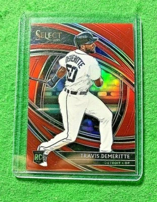 TRAVIS DEMERITTE PRIZM RED ROOKIE CARD SP#/199 TIGERS 2020 SELECT BASEBALL RC SP - Image 1 of 4