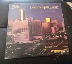 Georgia Mass Choir Live Im Going to Hold Out EX Vinyl Black Gospel Savoy 2 LP - Picture 1 of 10