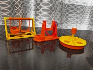 Altalene rotonde vintage FP Little People parco giochi scuola Merry Go - Foto 1 di 3