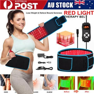 660nm Red & 850nm Near Infrared Light Therapy Heated Wrist Belt Pad Pain Relief - Picture 1 of 12