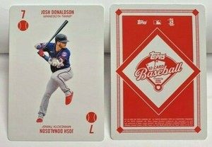 Josh Donaldson 2020 Topps 52-Card Game by Kenny Mayne Series 2 - MINNESOTA TWINS