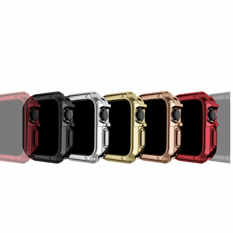 Custodia Cover Protezione per Apple iWatch Watch 5 4 3 2 42mm/44mm 38mm/40mm TPU - Immagine 1 di 1