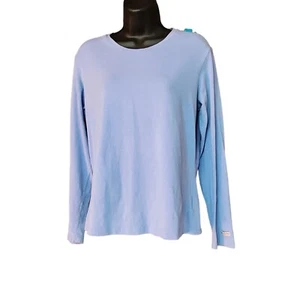 Columbia X.C.O. WOMENS BLUE PULLOVER LONG SLEEVE SHIRT SIZE LARGE - Picture 1 of 8