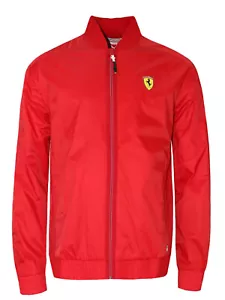 PUMA Mens Red 'Scuderia Ferrari' Bomber Jacket - BNWT - Picture 1 of 6