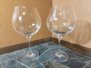 Mikasa STEPHANIE Bordeaux Wine Goblets Glasses 8 1/2" Set of 2 - Picture 1 of 5